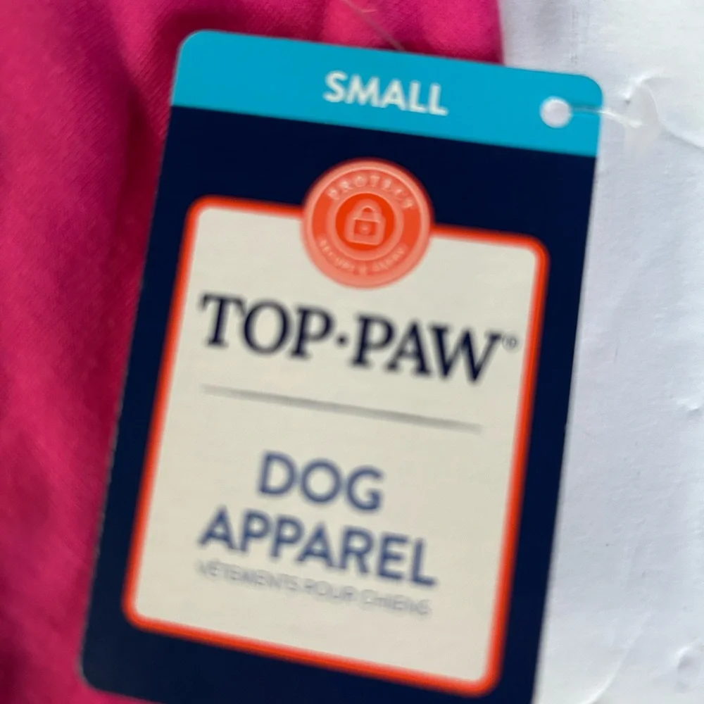 NWT Hey boo pink dog t-shirt tee S